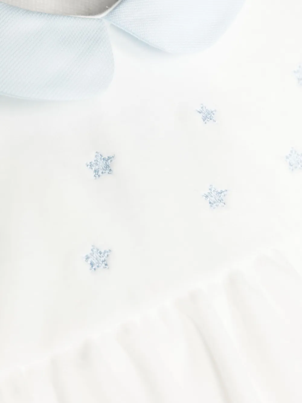  Siola Star-embroidered Long-sleeved Pyjama - White 