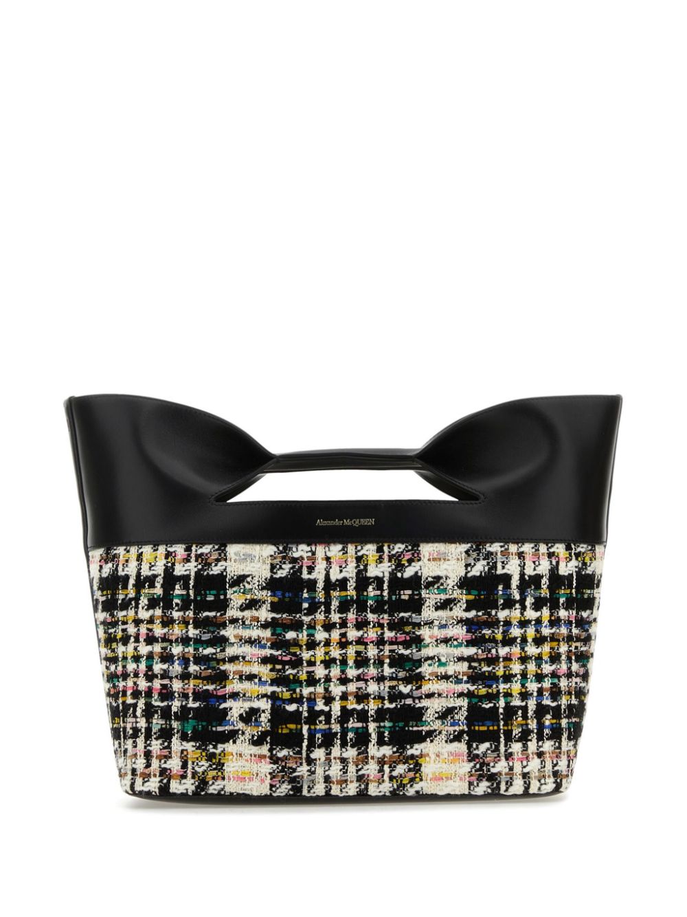 small The Bow tweed tote bag