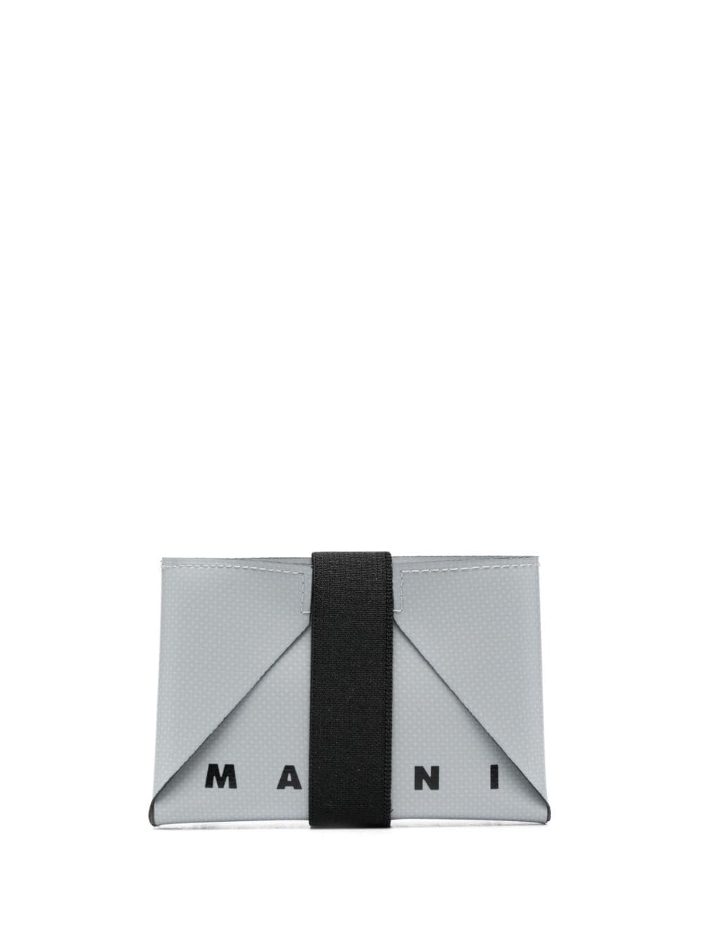 Marni Logo-print Tri-fold Wallet In Weiss