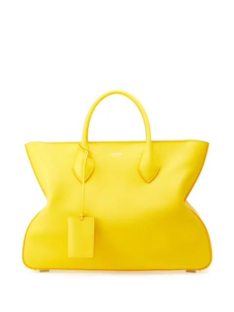 Ferragamo Bolsa tote de couro com logo