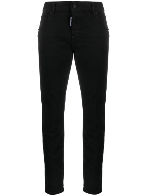 DSQUARED2 low-rise cropped skinny jeans Women