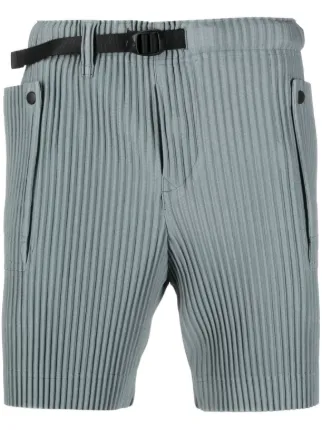 Homme Plissé Issey Miyake Flip Elasticated Pleated Shorts - Farfetch