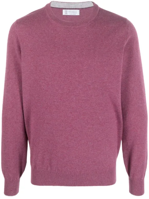 Brunello Cucinelli jersey con cuello redondo