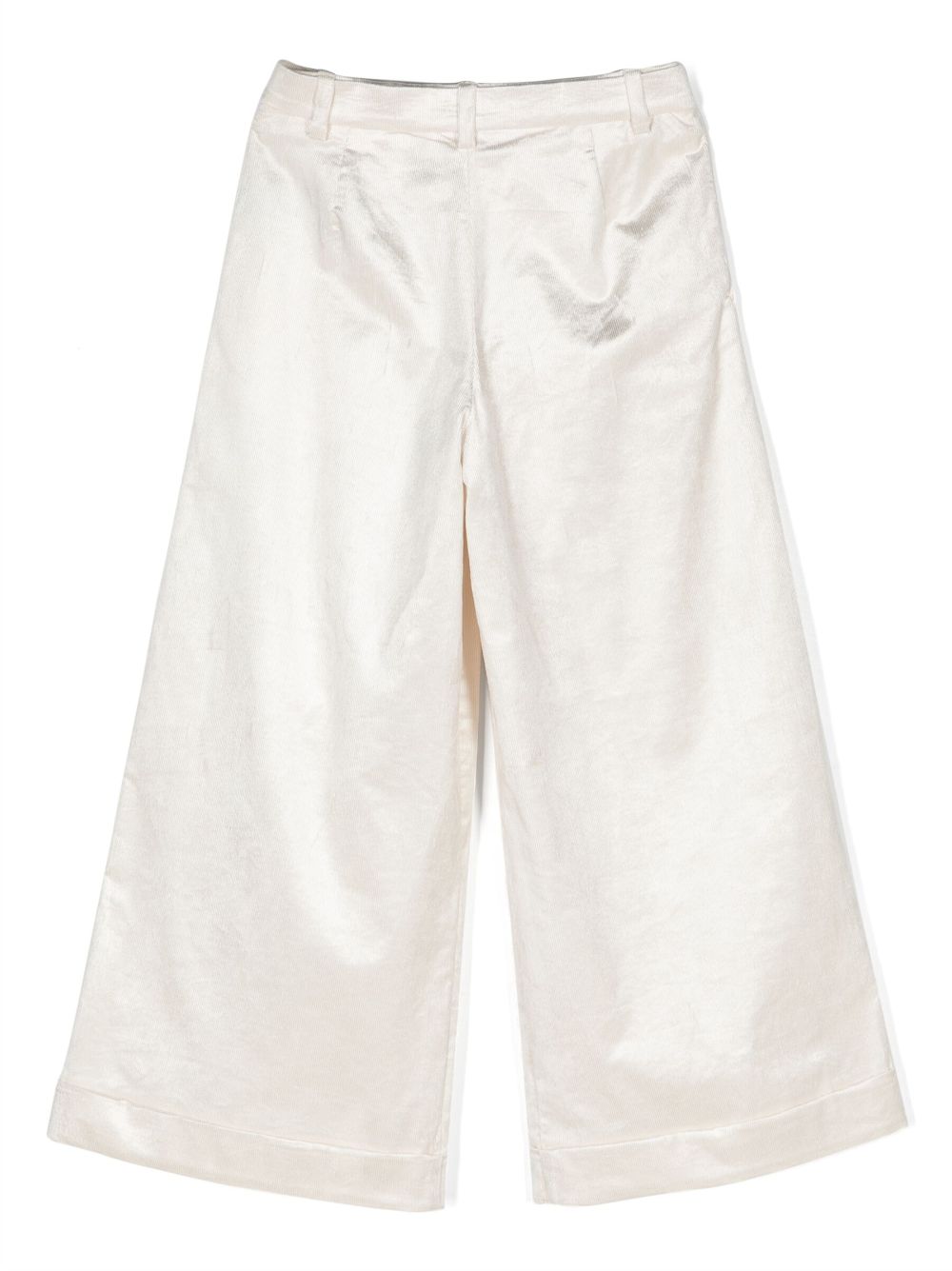 Image 2 of Balmain Kids wide-leg corduroy trousers