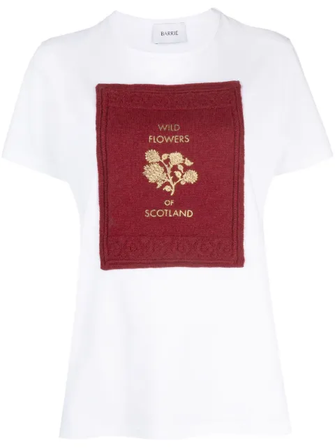 Barrie logo-patch cotton T-shirt
