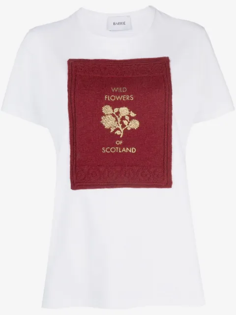 Barrie logo-patch cotton T-shirt