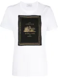 Barrie logo-patch cotton T-shirt - White
