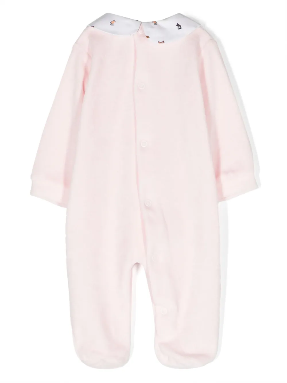 Siola dog-print long-sleeved pyjama - Roze