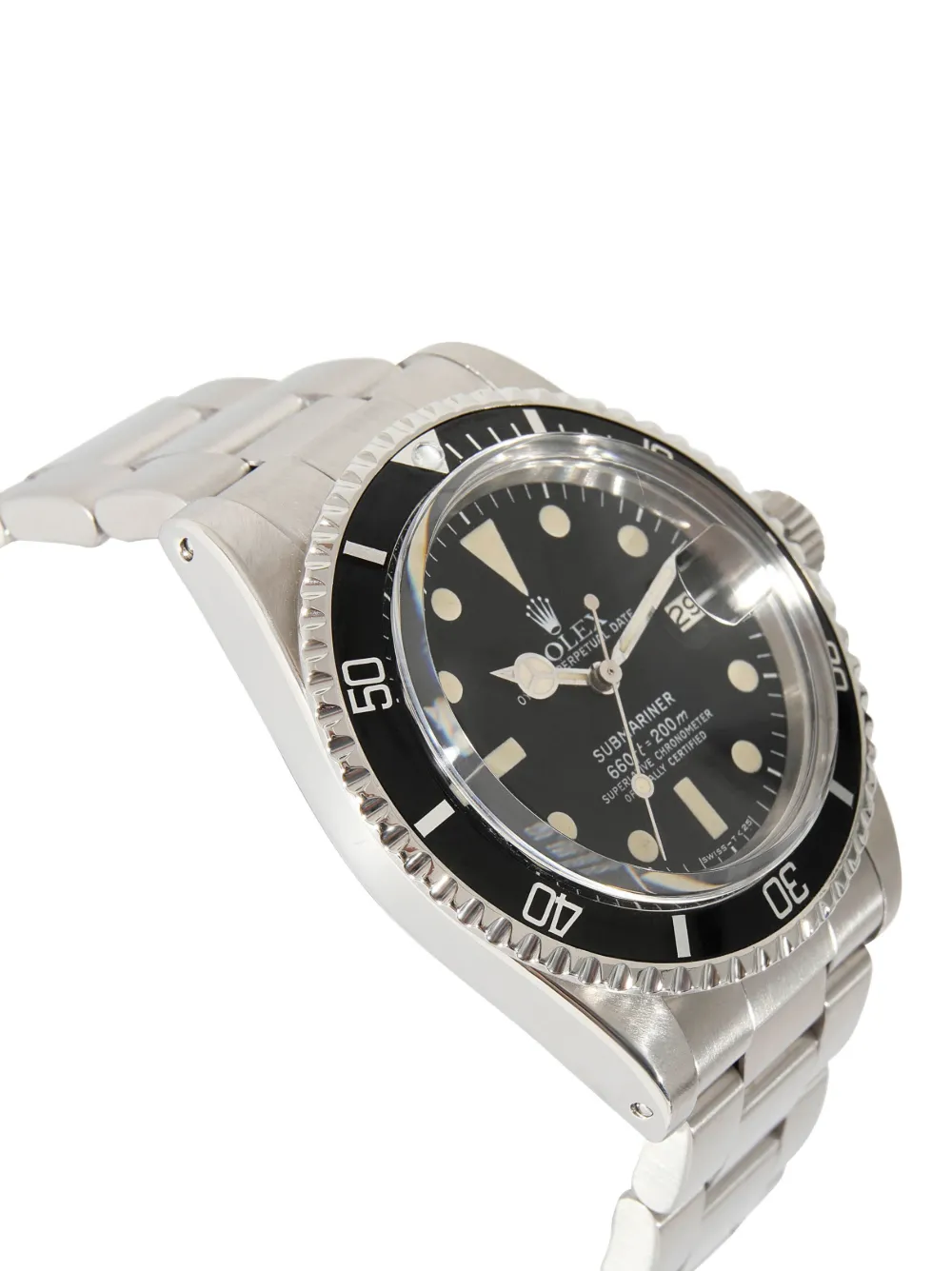 Rolex 1970-1979 pre-owned Submariner horloge - Zwart