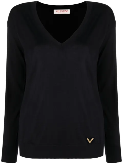 Valentino Garavani cashmere-silk blend jumper