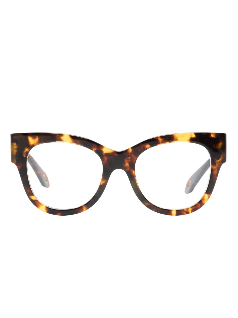 Giorgio Armani tortoiseshell round-frame glasses Women