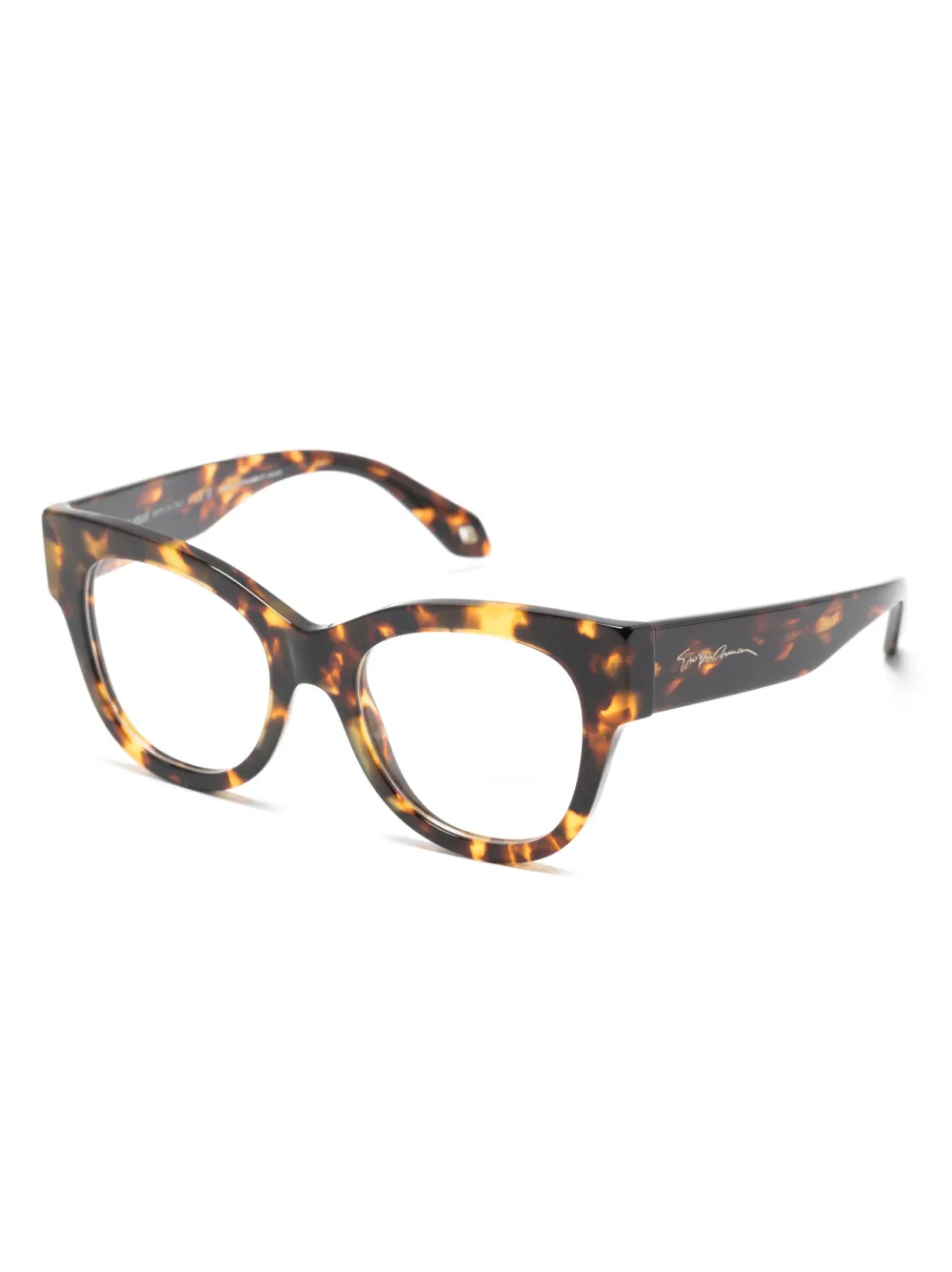 Giorgio Armani Bril met schildpadschild design - Bruin