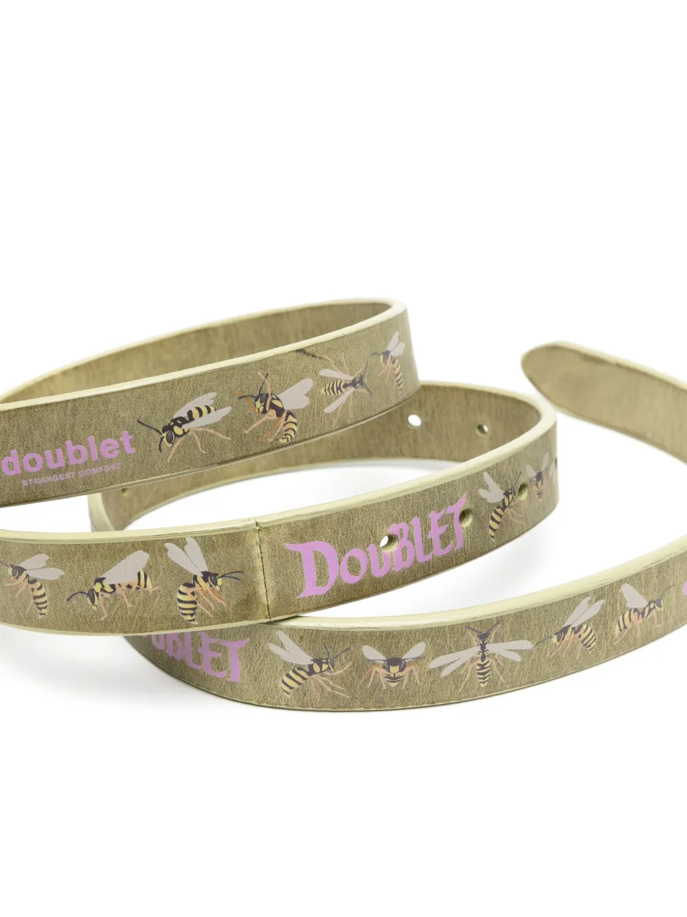 Doublet Leren riem - Groen