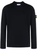 Stone Island Compass-patch crew-neck jumper - Blue
