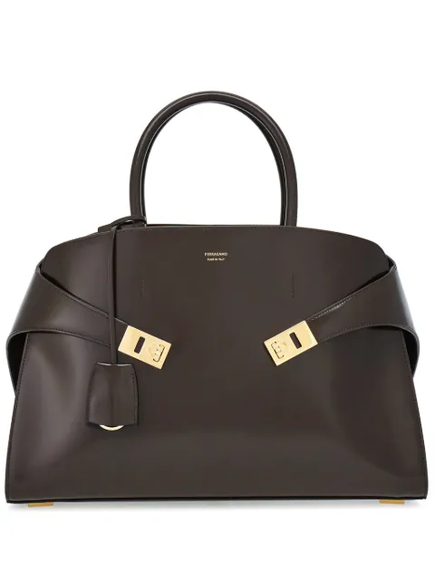 Ferragamo medium Hug leather tote bag