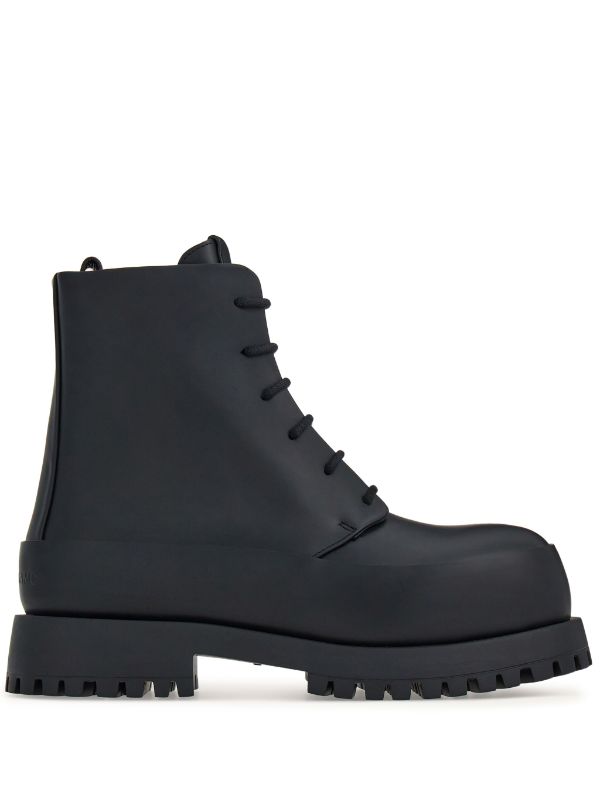 Ferragamo shop combat boots