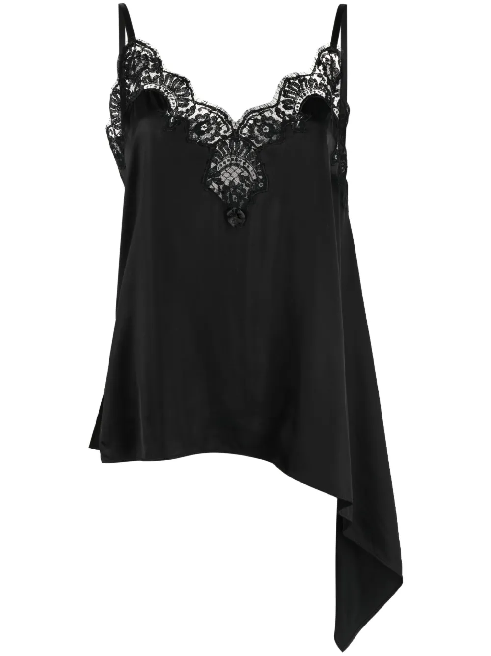 Image 1 of Dsquared2 chantilly-lace asymmetric top