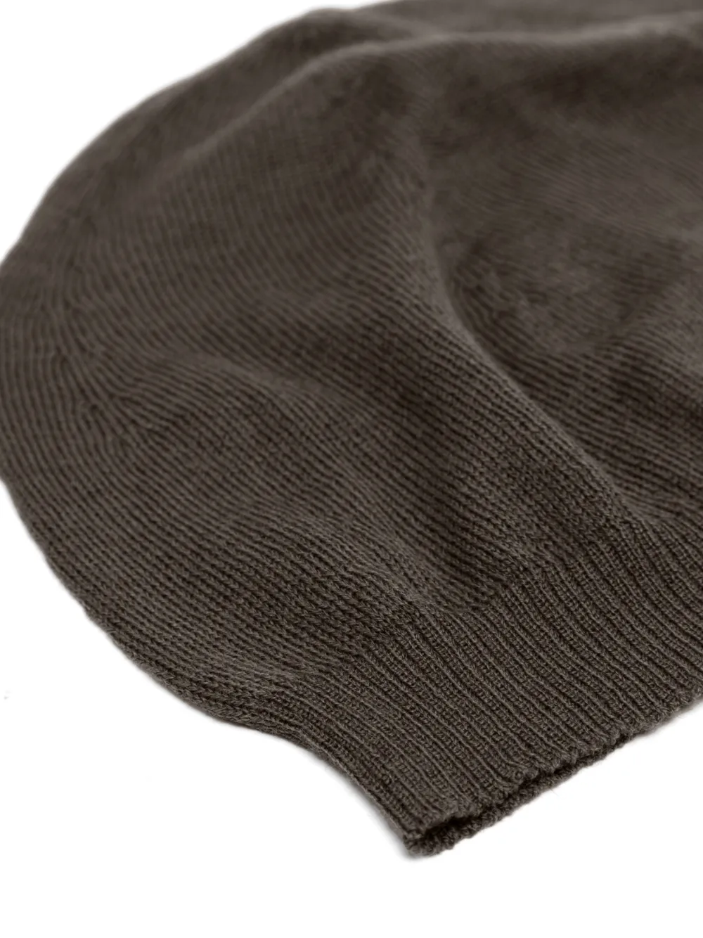 Rick Owens intarsia-knit wool beanie - Grijs