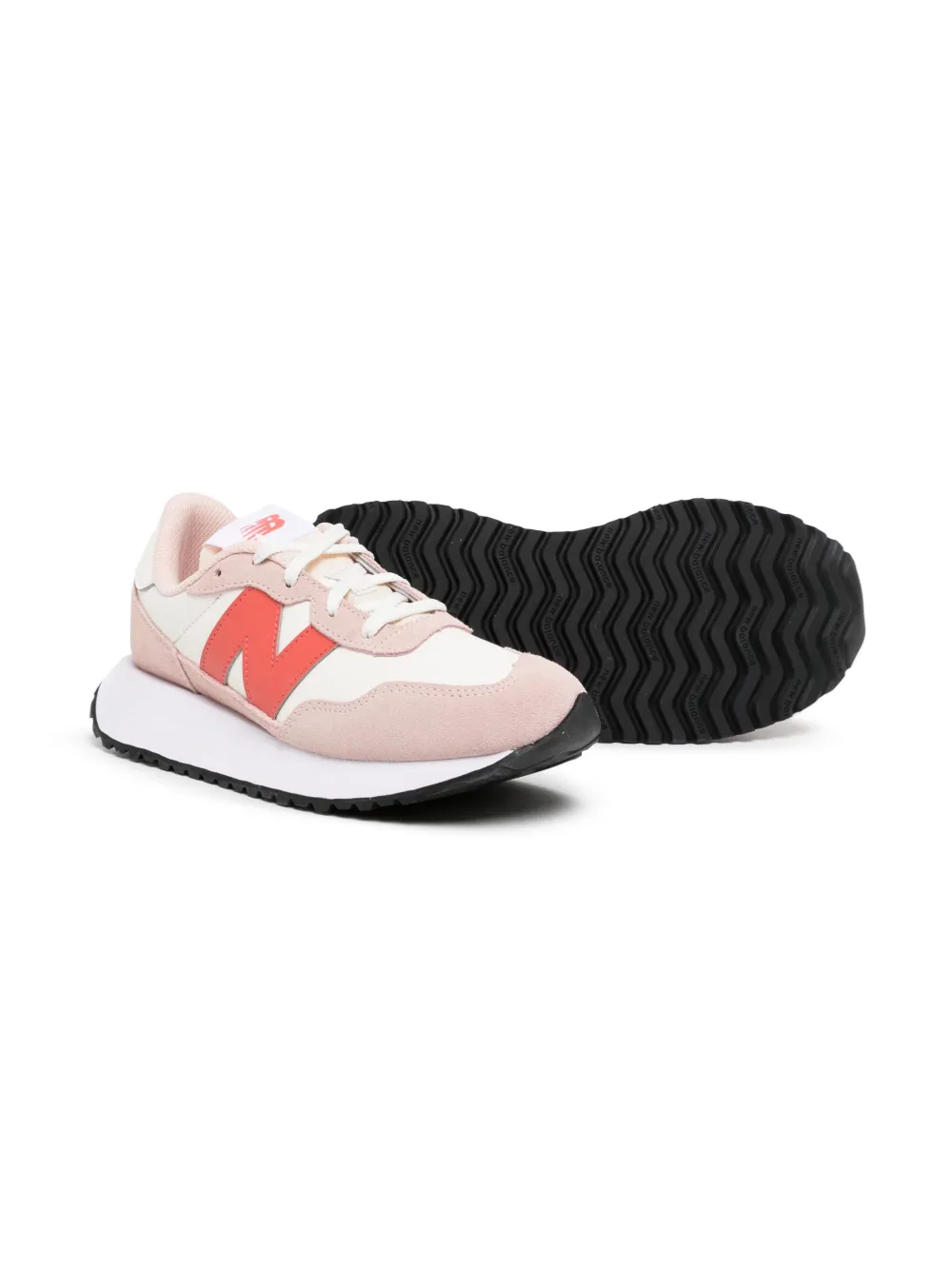 New Balance Kids Sneakers met colourblocking - WHITE PINK