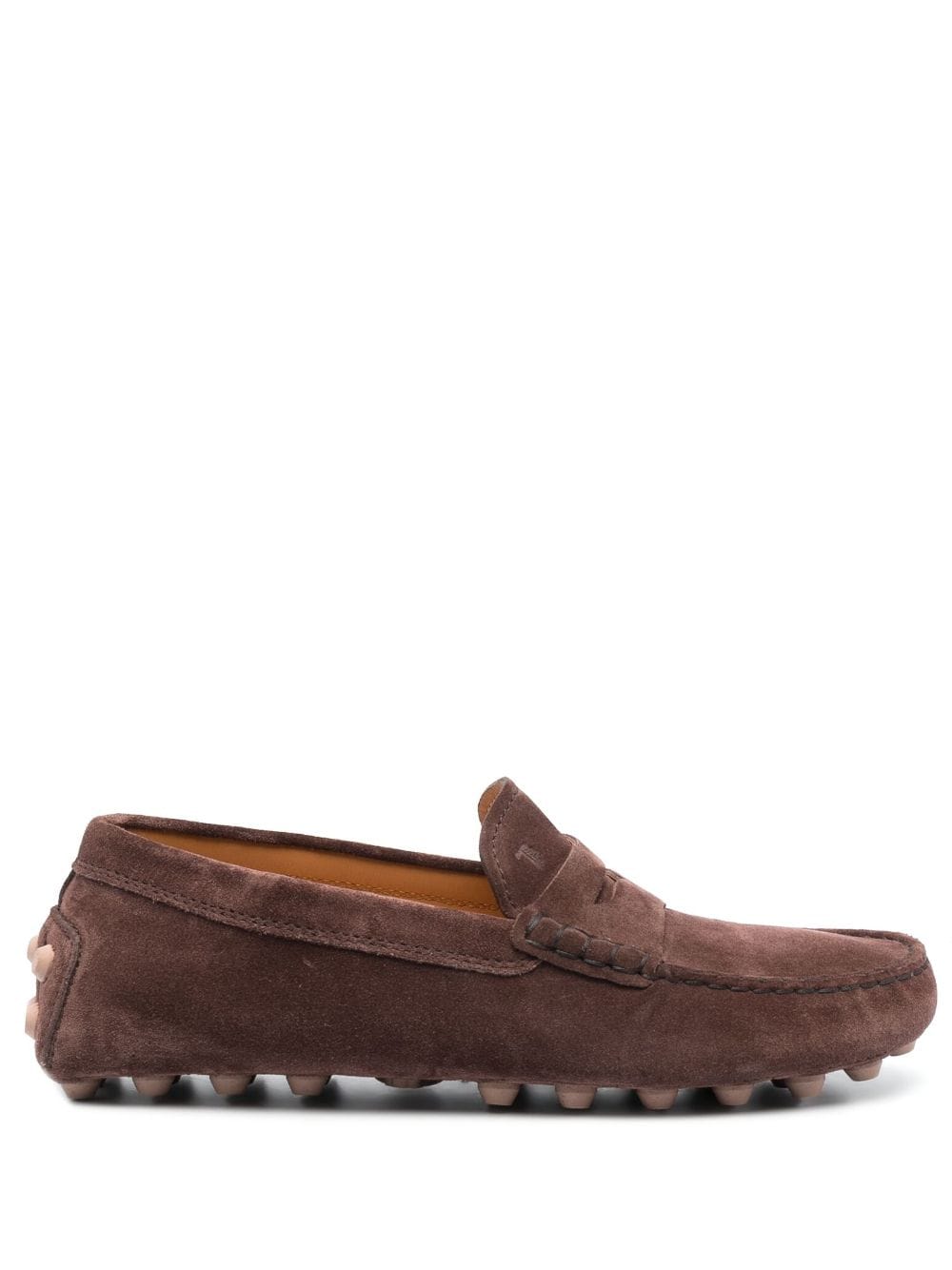 Tod's Gommino Bubble suede loafers - Brown