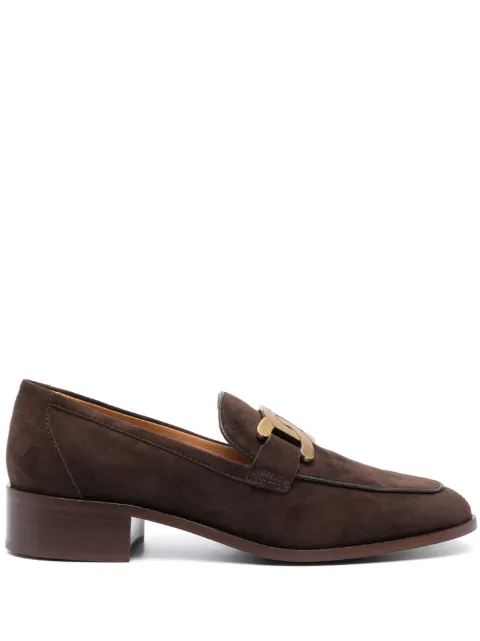 Tod's Mocassim de couro com corrente