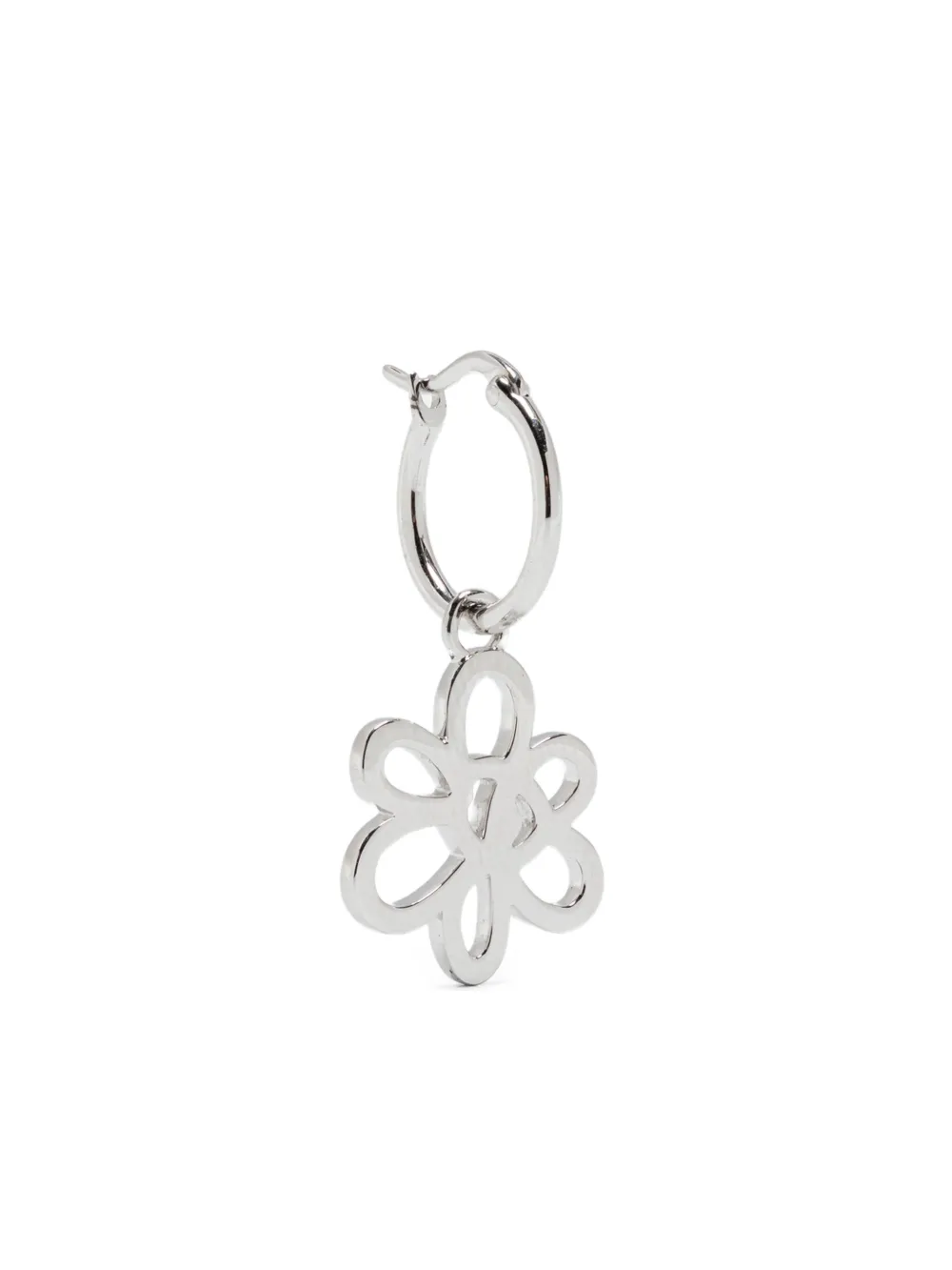 Perks And Mini Outline Gestures single earring | Silver | Image 1
