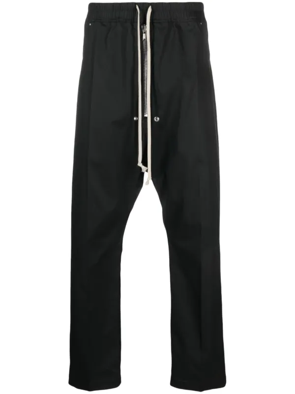 Rick Owens Cotton drop-crotch Trousers - Farfetch