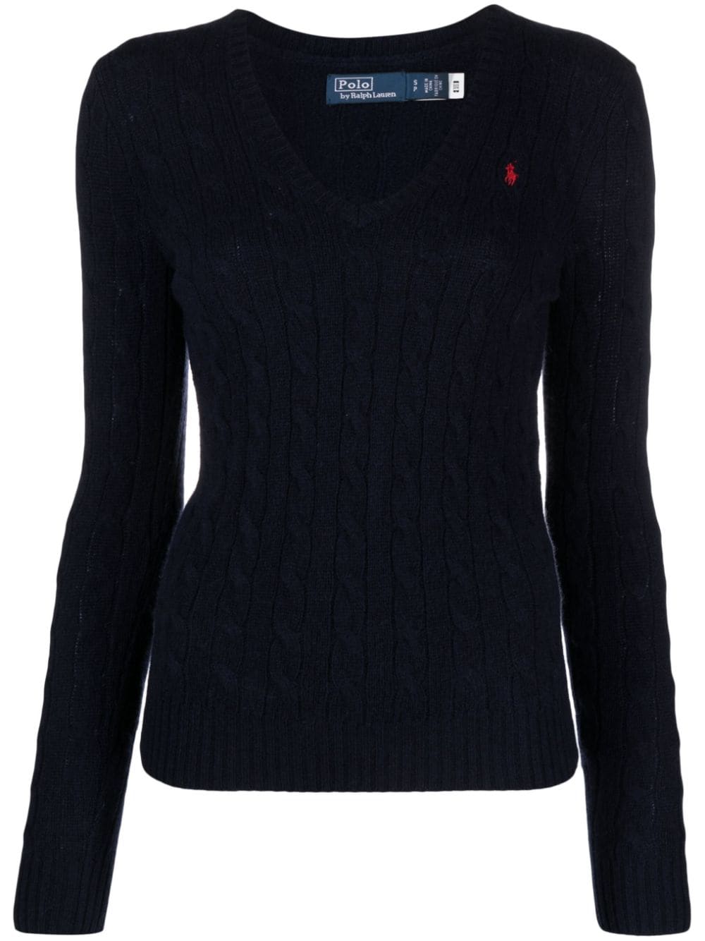 Image 1 of Polo Ralph Lauren Polo Pony cable knit jumper