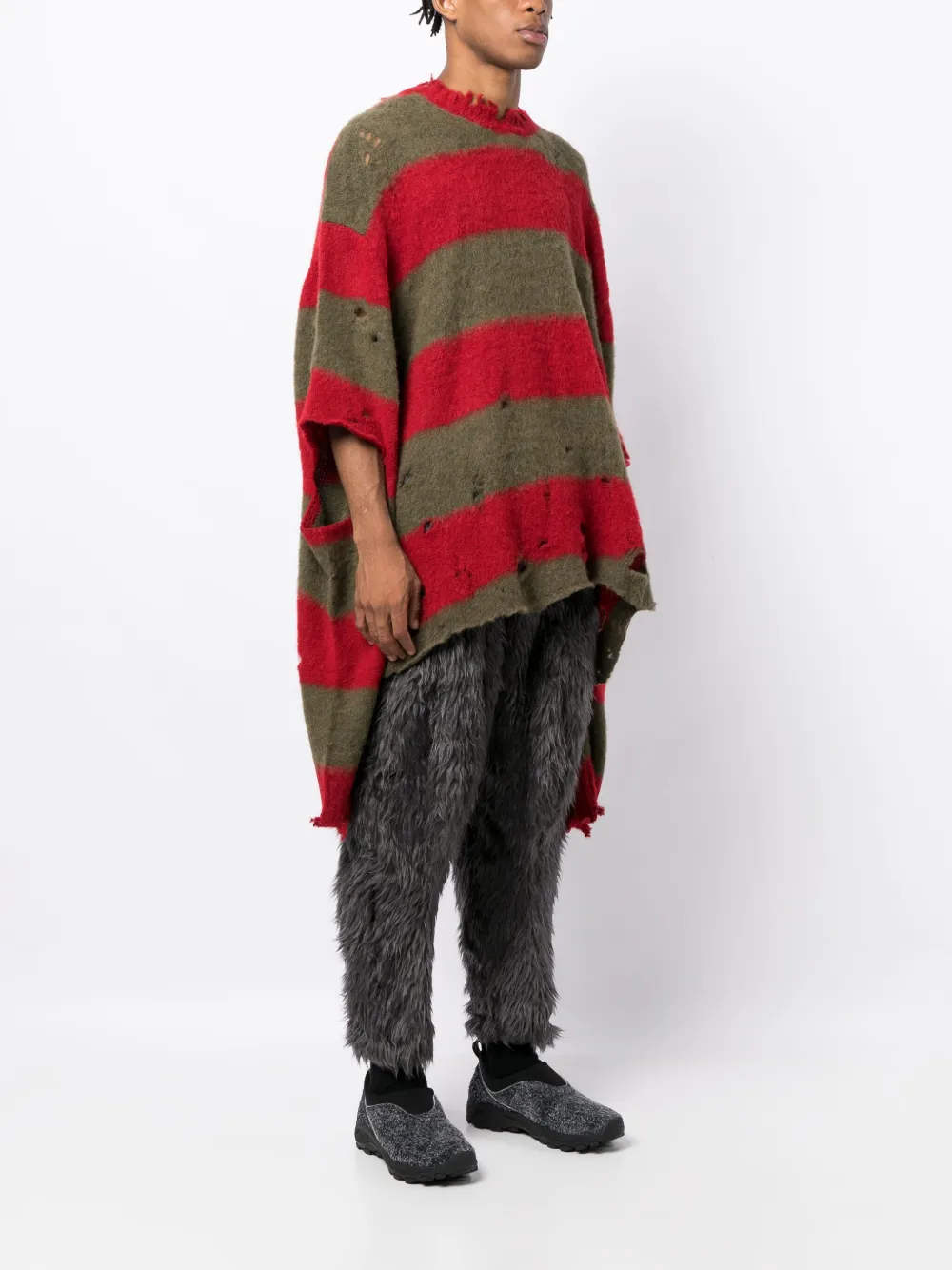 Doublet Striped Sweater Sweater, Cardigans Multicolor | ModeSens