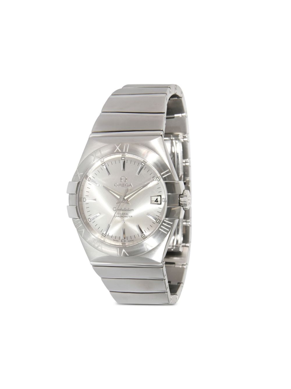 Pre-owned Omega  Constellation 35mm In Silver