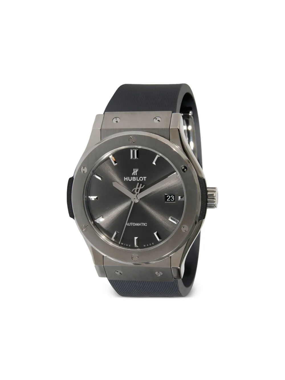 Pre-owned Hublot 2020s  Classic Fusion 42mm In Black