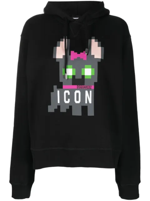 DSQUARED2 Icon Hilde cotton hoodie
