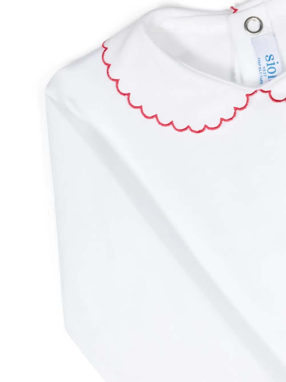  Siola Body Con Ribete Festoneado - Blanco 