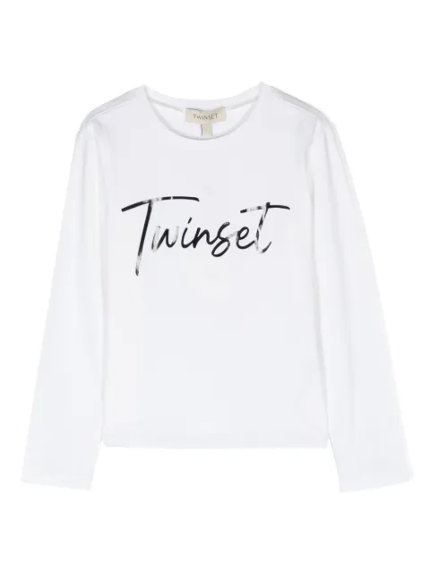 TWINSET Kids logo-print long-sleeve T-shirt