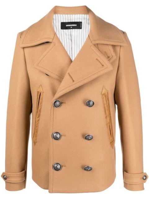 Dsquared2 double-breasted buttoned coat