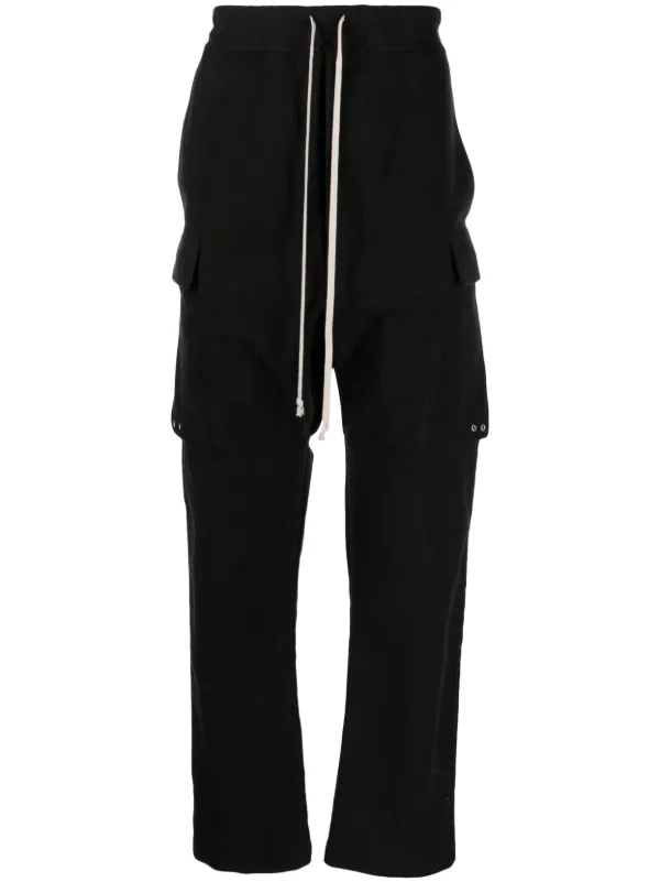 Rick Owens Drawstring drop-crotch Trousers - Farfetch