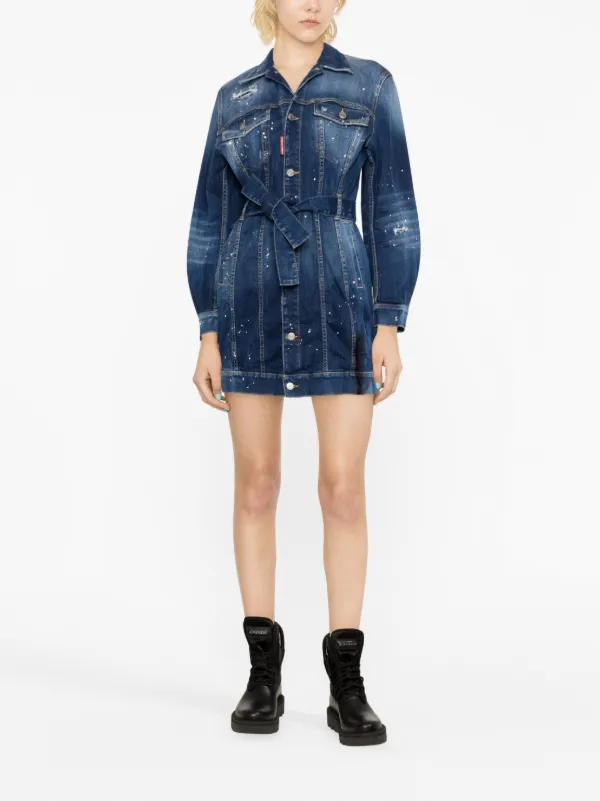Veste en jean peinture best sale