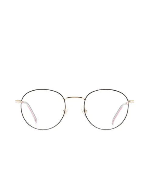 Carrera polished round-frame glasses 