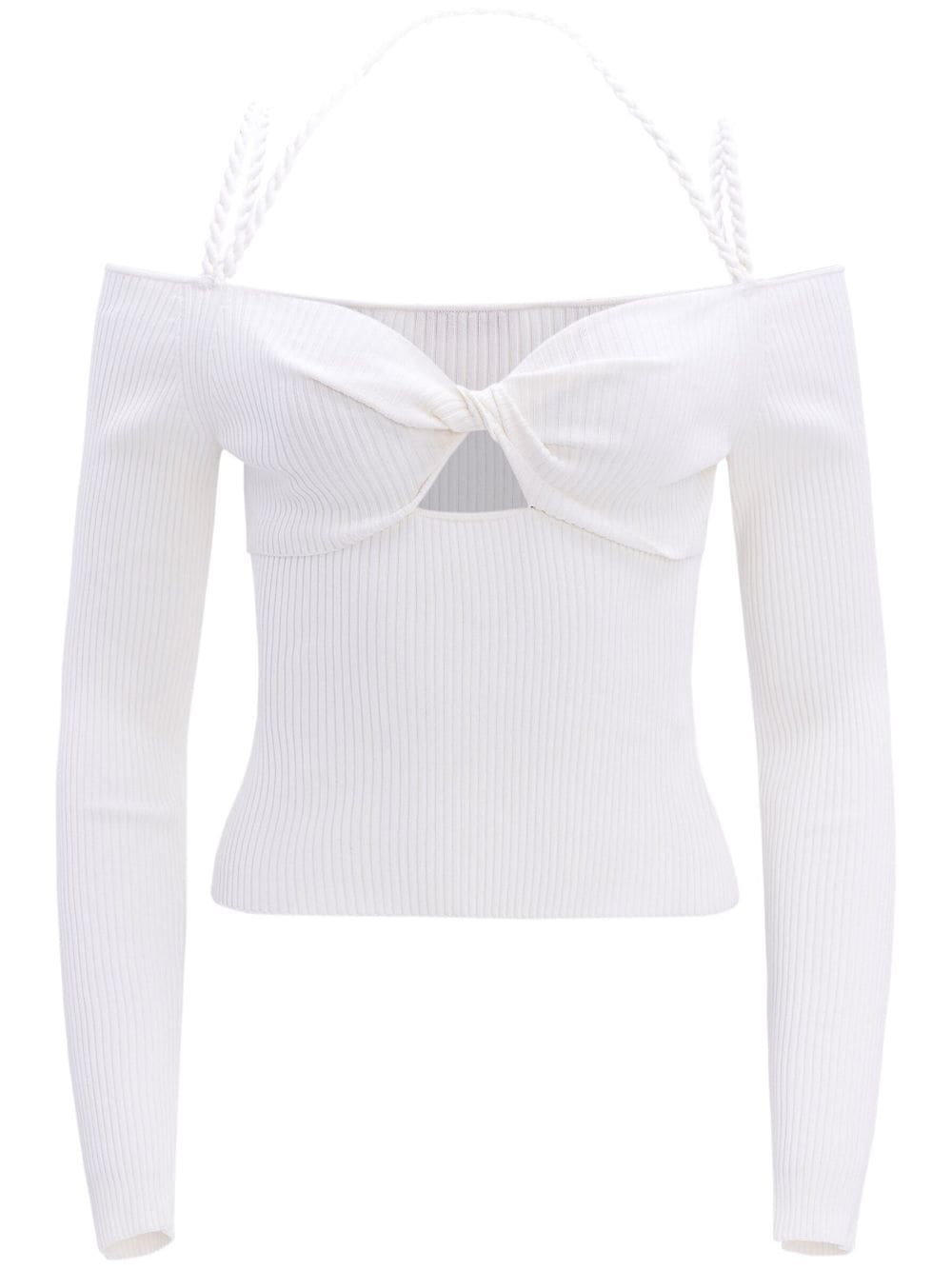 Image 1 of Altuzarra Odin cut-out ribbed-knit top