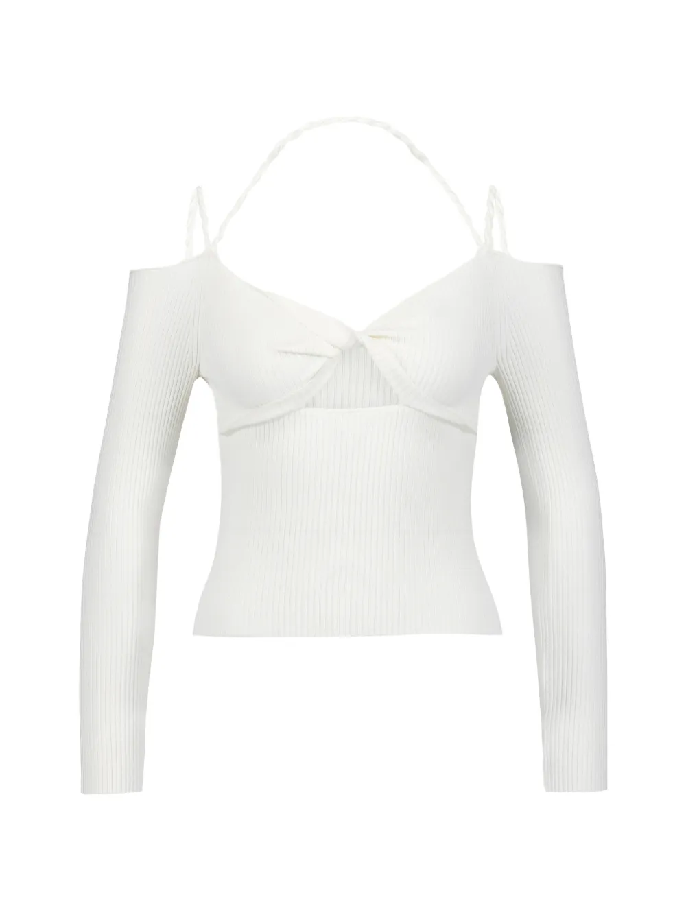 Odin Cut-Out Ribbed-Knit Sweater