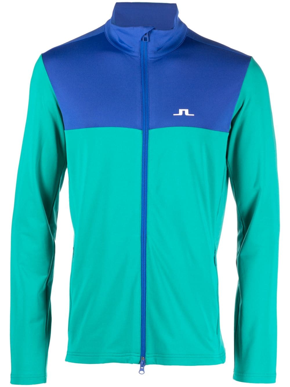 j.lindeberg sweat banks en maille fine - bleu