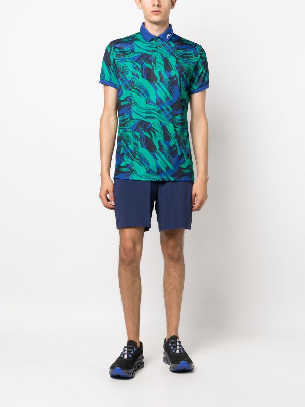 J Lindeberg Men's KV Print Polo