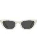 Gentle Monster Oboe cat-eye frame sunglasses - White