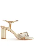Reformation Petra leather sandals - Gold