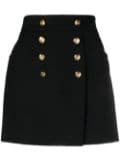 Gucci button-up crepe skirt - Black