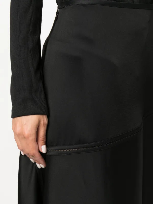 Jil Sander フレアスカート | ブラック | FARFETCH JP