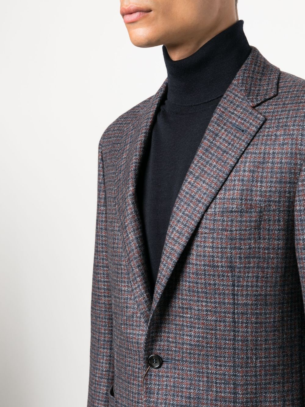 Canali Wollen blazer - Blauw