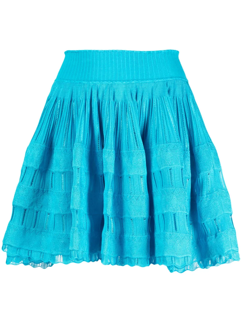 Alaïa high-waisted pleated skirt | Blue | Image 1