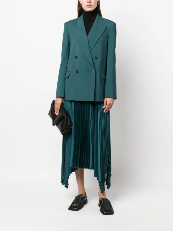 JOSEPH Ade プリーツスカート | グリーン | FARFETCH JP