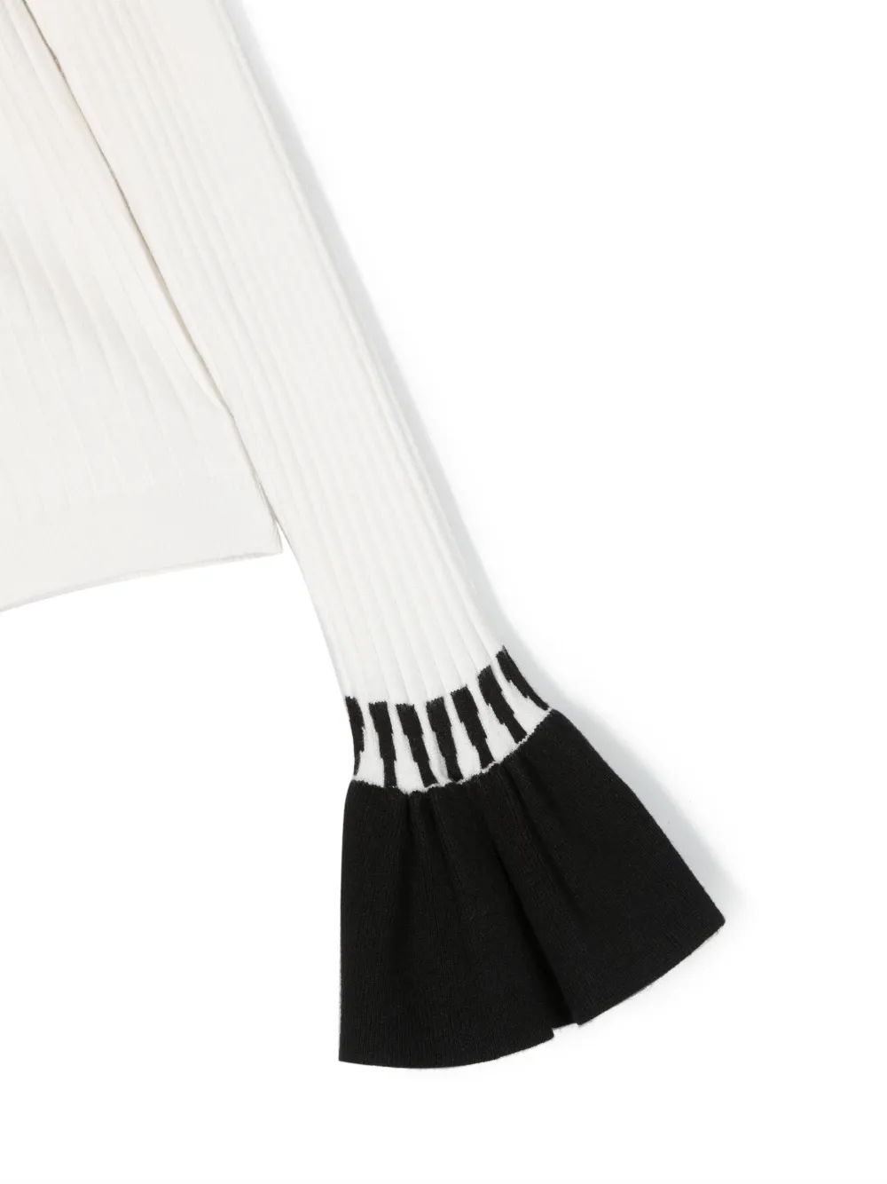 TWINSET Kids Ribgebreide trui Wit